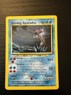 Pokemon TCG Shining Gyarados 65/64 Neo Revelation Holo Unlimited - LP - Image 1