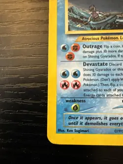 Pokemon TCG Shining Gyarados 65/64 Neo Revelation Holo Unlimited - LP - Image 2