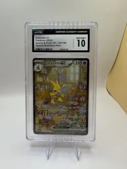 Alakazam ex 201/165 SIR Gem Mint - Pokemon 151 Special Illustration Rare CGC 10 - Image 1