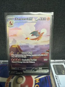 Charizard ex 199/165 Special Illustration Rare 151 Pokemon NM - Image 1