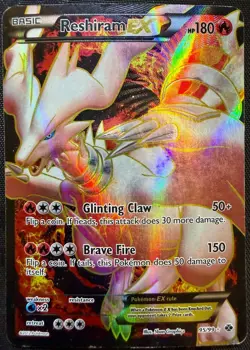 Pokemon Reshiram EX Full Art Next Destinies 95/99 - Image 1