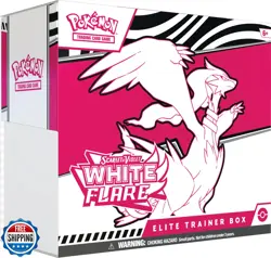Pokemon TCG Scarlet and Violet 10.5 White Flare Elite Trainer Box - Image 1