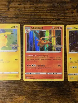 Pokemon Go Pikachu 028 And Swsh234, Charizard 010 - Image 3