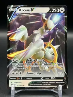Arceus V 122/172 - SWSH09: Brilliant Stars Ultra Rare Pokemon TCG - NM - Image 1