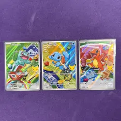 Pokemon TCG First Partner Illustration Collection Series 1 Kanto GEN 1 Starters - Image 1