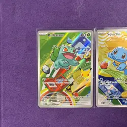 Pokemon TCG First Partner Illustration Collection Series 1 Kanto GEN 1 Starters - Image 2