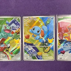 Pokemon TCG First Partner Illustration Collection Series 1 Kanto GEN 1 Starters - Image 3
