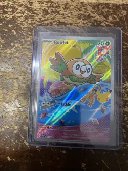 Rowlet 043 First Partners Promo Illustration Rare 30th Anniversary Pokemon RARE - Image 1