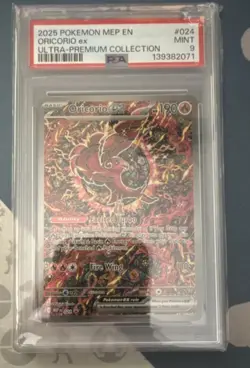 Oricorio ex 024 Promo Full Art Holo Me Mega Evolution English Pokemon TCG PSA 9 - Image 1
