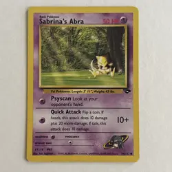 Sabrina's Abra - 94/132 Gym Challenge - Pokemon TCG - 2000 - Image 1