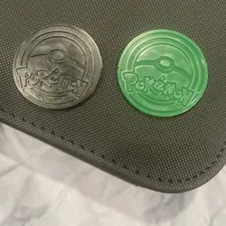 Shiny Zygarde and Deoxys Official Pokemon Flipping Coins - Image 2
