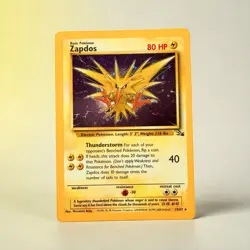 Zapdos 15/62 Fossil Holo 1999 WOTC Vintage Pokemon Card LP - Image 1