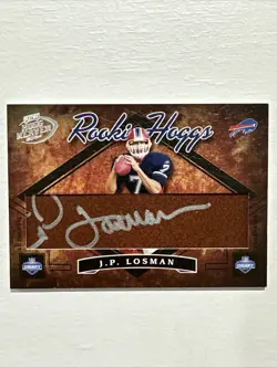 J.P. Losman 2004 Playoff Hogg Heaven Rookie Auto /150 Buffalo Bills RC - Image 1
