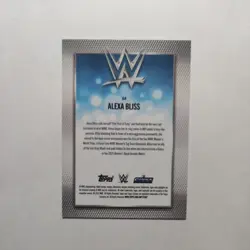 2026 Topps Chrome WWE Alexa Bliss Blue Mini Diamond Refractor /150 #64 - Image 3
