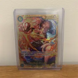 Monkey.D.Luffy OP13-118 Carrying on His Will Secret Rare Foil - Image 1