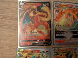 $57 Value Charizard Pokemon Card Lot - Charizard V, VStar, EX, and Radient - Image 2