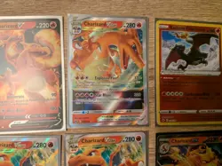$57 Value Charizard Pokemon Card Lot - Charizard V, VStar, EX, and Radient - Image 3