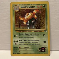 Erika's Gloom 46/132 Gym Heroes Uncommon Pokemon Card MP - Image 1
