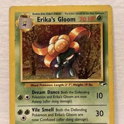 Erika's Gloom 46/132 Gym Heroes Uncommon Pokemon Card MP - Image 2