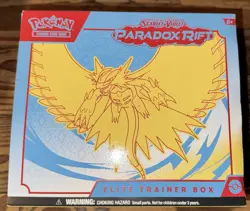 POKEMON Cards PARADOX RIFT ELITE TRAINER BOX SCARLET AND VIOLET Opened - Image 1