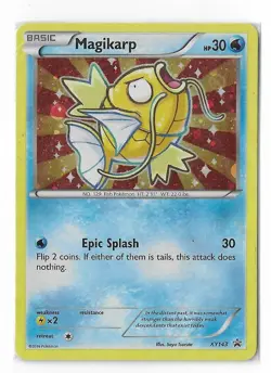 Magikarp XY143 Black Star Promo Shiny XY Holo Pokemon TCG Card Sealed NM - Image 1