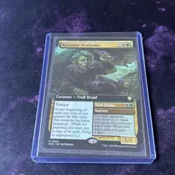 Magic The Gathering Rare Foil Eccentric Pestfinder Card Hard Case - Image 1