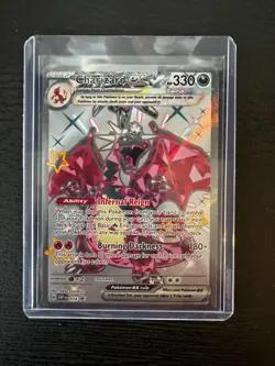 Charizard ex SVP 074 Tera Dark Holo Pokemon Card Near Mint 2024 Black Star Promo - Image 1