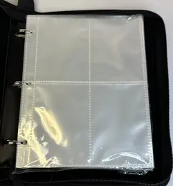 Tenmorn Zipper Trading Card Binder w/ NEW 9 Pocket Pages 3 Ring Album - Image 4