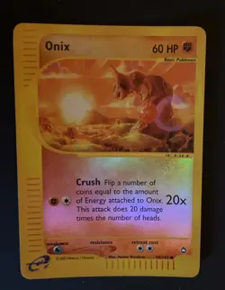 Aquapolis Pokemon TCG Onix 2002 Reverse Holo Card #98/147 - Image 1