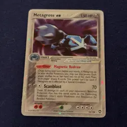 Pokemon Metagross EX Ultra Rare Holo Power Keepers 95/108 Card English - Image 1
