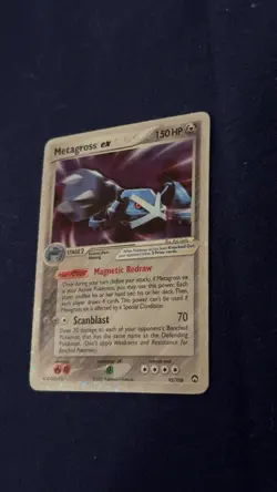 Pokemon Metagross EX Ultra Rare Holo Power Keepers 95/108 Card English - Image 3