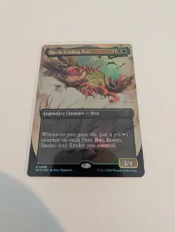 Blech Loafing Pest Borderless Foil 298 Secrets of Strixhaven Magic the Gathering - Image 1