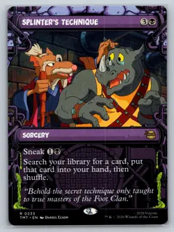 Splinter's Technique (Showcase) Teenage Mutant Ninja Turtles Regular - Image 1