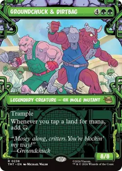 Groundchuck & Dirtbag (Showcase) *FOIL* - Teenage Mutant Ninja Turtles - 238 - L - Image 1