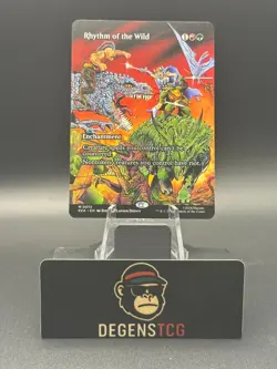 Rhythm of the Wild 0012 Borderless Teenage Mutant Ninja Turtles TMT MTG NM - Image 1