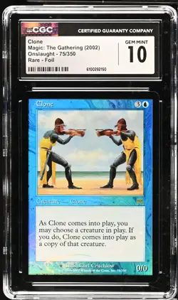 CLONE Onslaught Foil Rare CGC 10 MTG [Nostalgium] - Image 1
