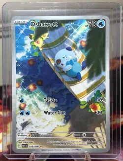 Pokemon TCG White Flare - Oshawott - Illustration Rare #105/086 - NM/MINT - Image 5