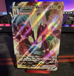 Pokemon Toxtricity VMAX Full Art Ultra Rare Holo 071/192 Rebel Clash EN - Image 1