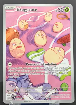 Pokemon Exeggcute #192/191 English Surging Sparks Illustration Rare Full Art - Image 1
