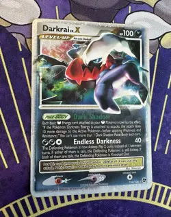 Pokemon Darkrai LV.X 104/106 Great Encounters Holo Ultra Rare Card - HPL/DMG - Image 3
