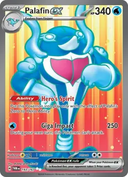 Palafin Ex #193/167 (Twilight Masquerade) SV06: TWM Pokemon NM - Image 3