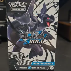 Pokemon Scarlet & Violet Black Bolt Booster Bundle - 6 Booster Packs - Image 1