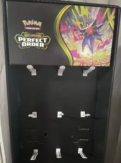 PERFECT ORDER POKEMON CARD Stand Up STORE DISPLAY (NO PACKS Or CARDS) - Image 1