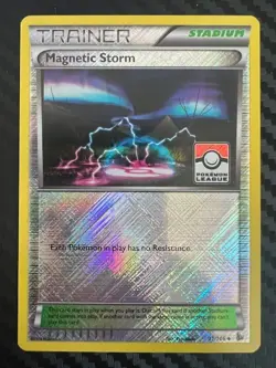 Pokemon TCG Magnetic Storm 91/106 Pokemon League Flashfire Holo VLP - Image 1