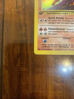 Pokemon Flareon 1st Edition Jungle 3/64 Holo Rare HP - Image 5