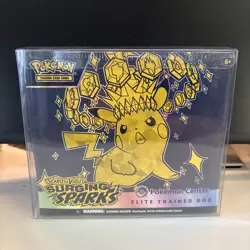 ⚡ Pokemon Surging Sparks POKEMON CENTER ETB Elite Trainer Box New Sealed (tear) - Image 1