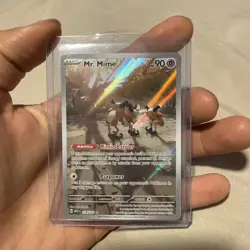Pokemon TCG Mr. Mime Scarlet & Violet-151 179/165 Holo Illustration Rare - Image 1