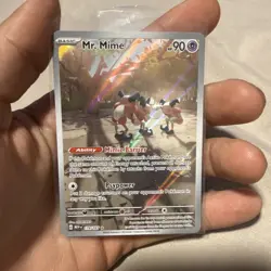 Pokemon TCG Mr. Mime Scarlet & Violet-151 179/165 Holo Illustration Rare - Image 2