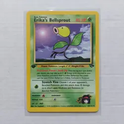 Erika's Bellsprout 38/132 Gym Challenge 1st Edition Uncommon Pokemon Card - Image 1