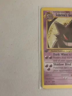 Pokemon Sabrina's Gengar 1st Edition Gym Challenge Set 29/132 Rare - Image 3